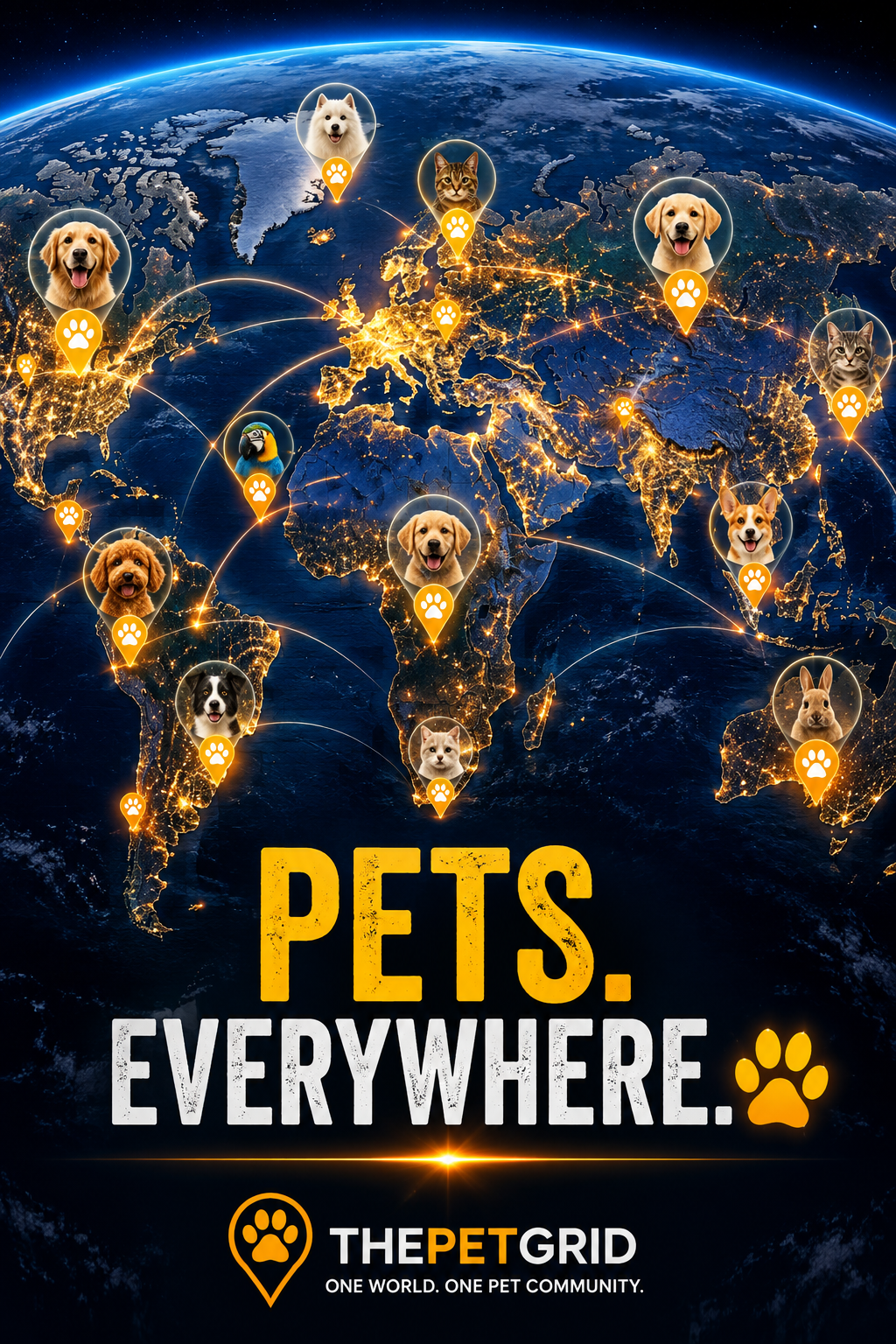 Pets around the world on ThePetGrid